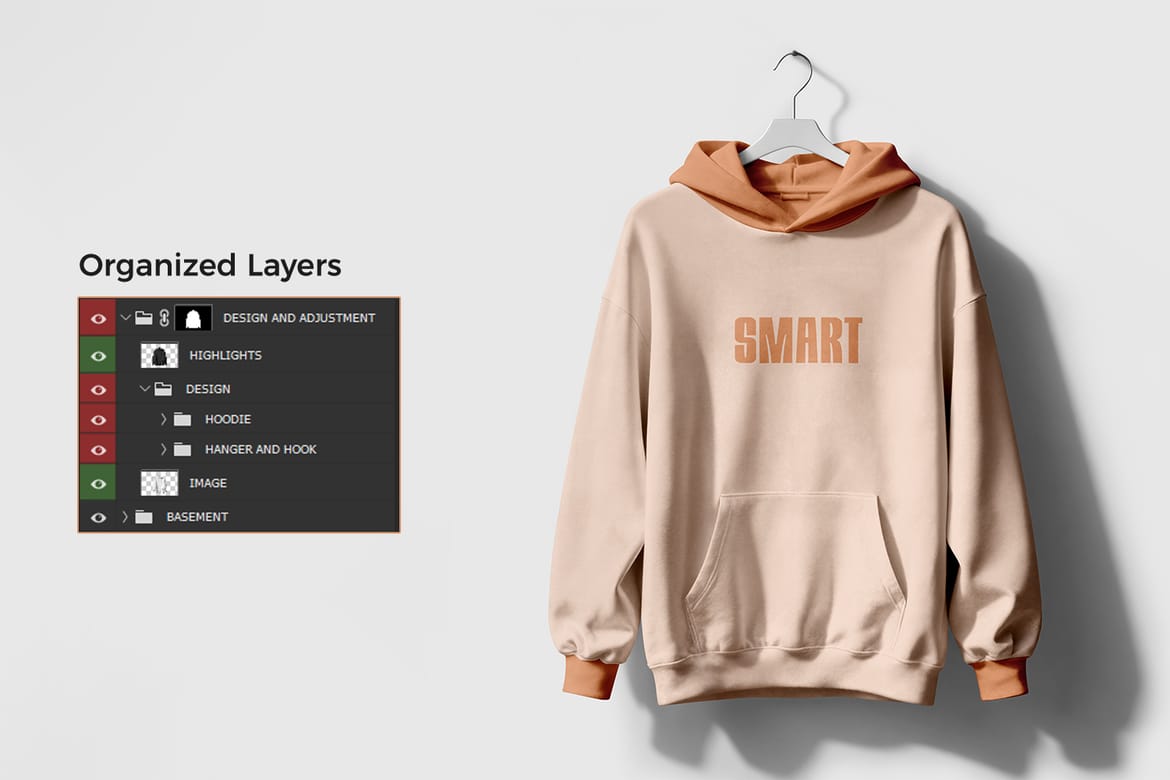 Realistic Hoodie Mockup