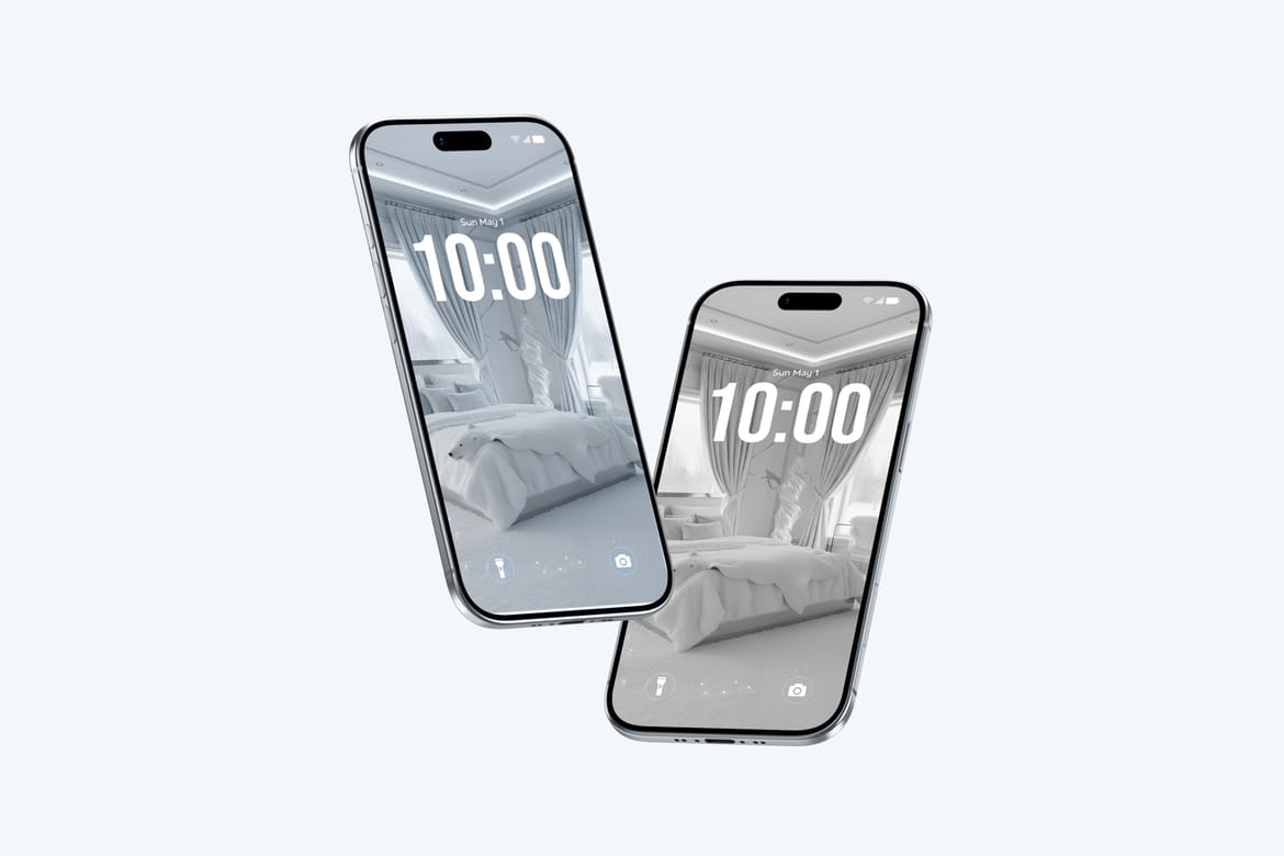 Realistic iPhone 17 Air Mockup