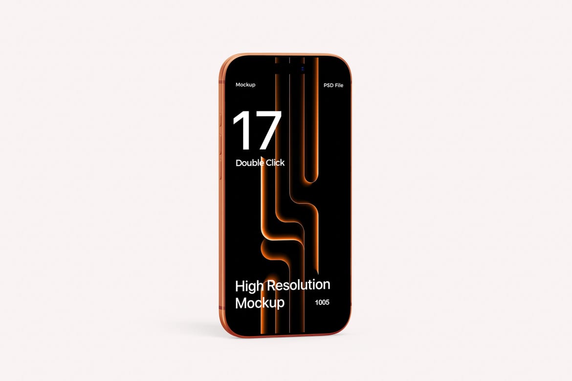 High Quality iPhone 17 Pro Max Mockup