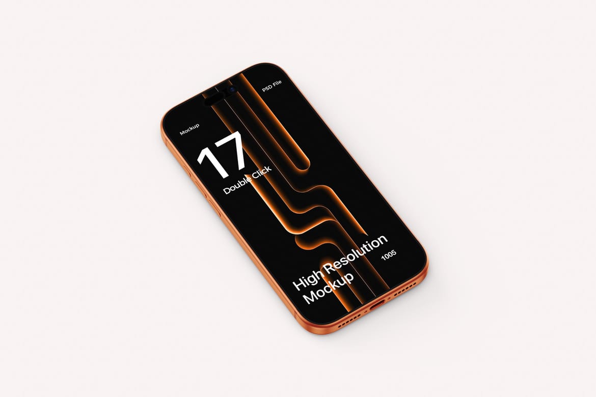 High Quality iPhone 17 Pro Max Mockup