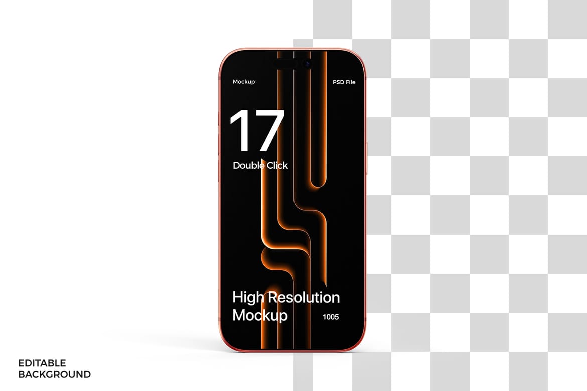 High Quality iPhone 17 Pro Max Mockup