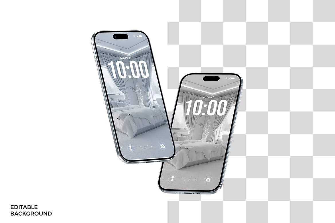Realistic iPhone 17 Air Mockup