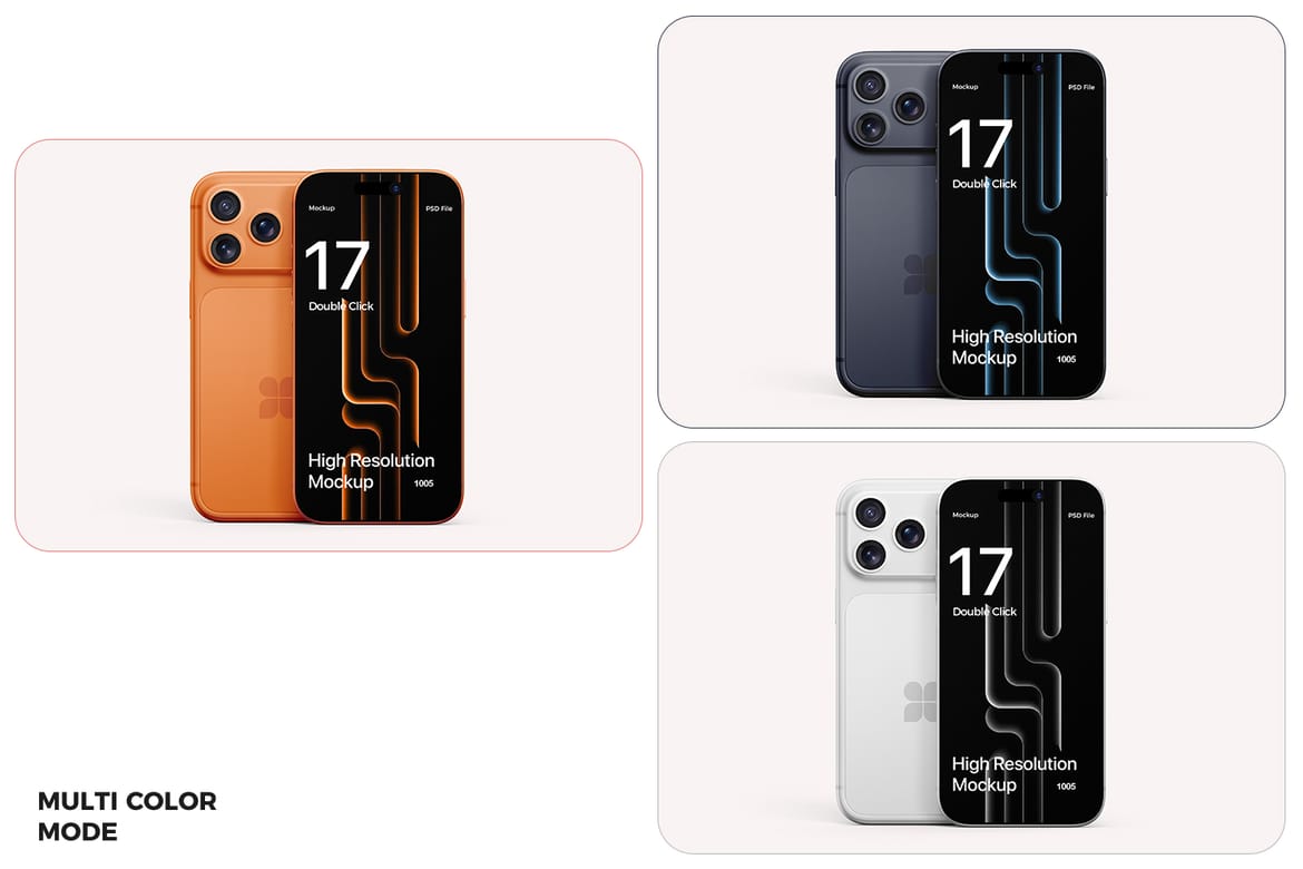 High Quality iPhone 17 Pro Max Mockup