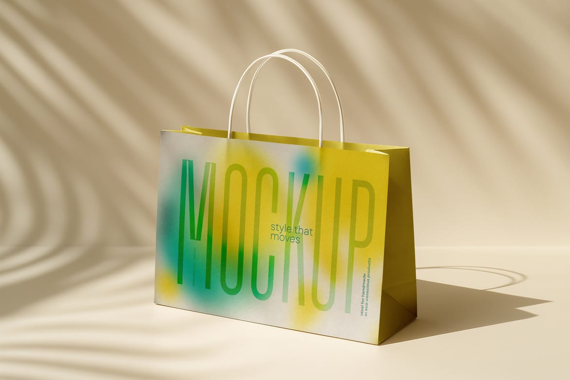 Paper Bag Mockup Set – Clean and Realistic Scenes