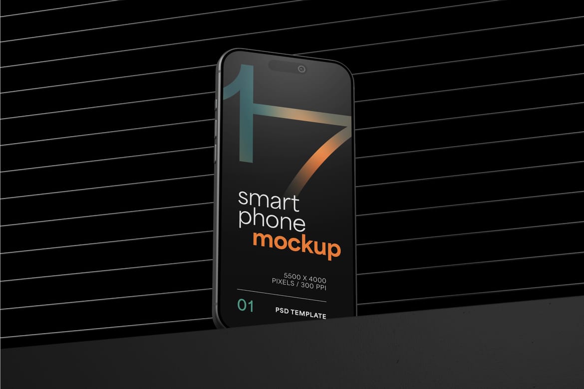 iPhone 17 Pro Mockup Set