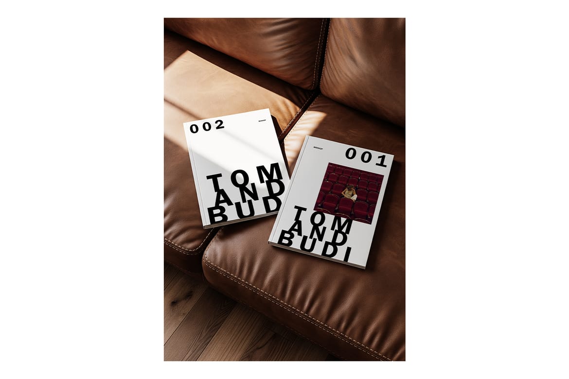 Book Cover & Paper A4 Mockup