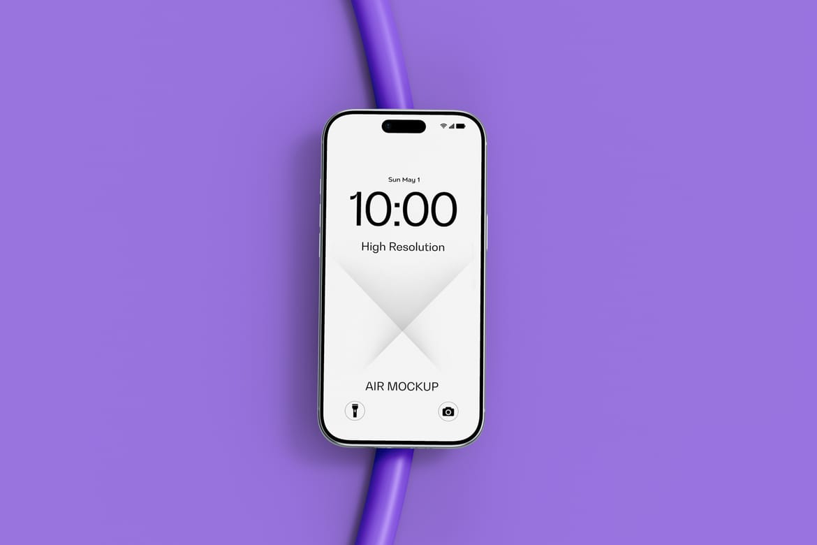 High Quality iPhone 17 Air Mockup