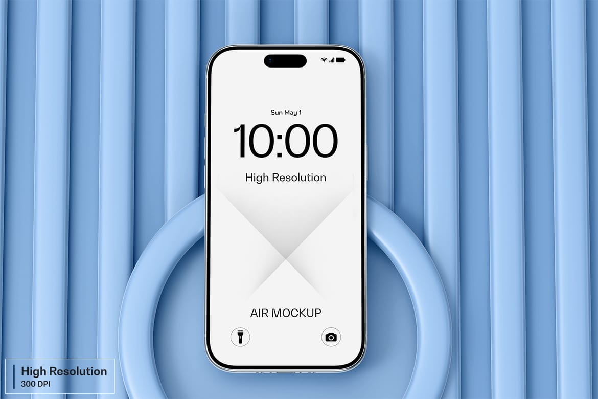 High Quality iPhone 17 Air Mockup