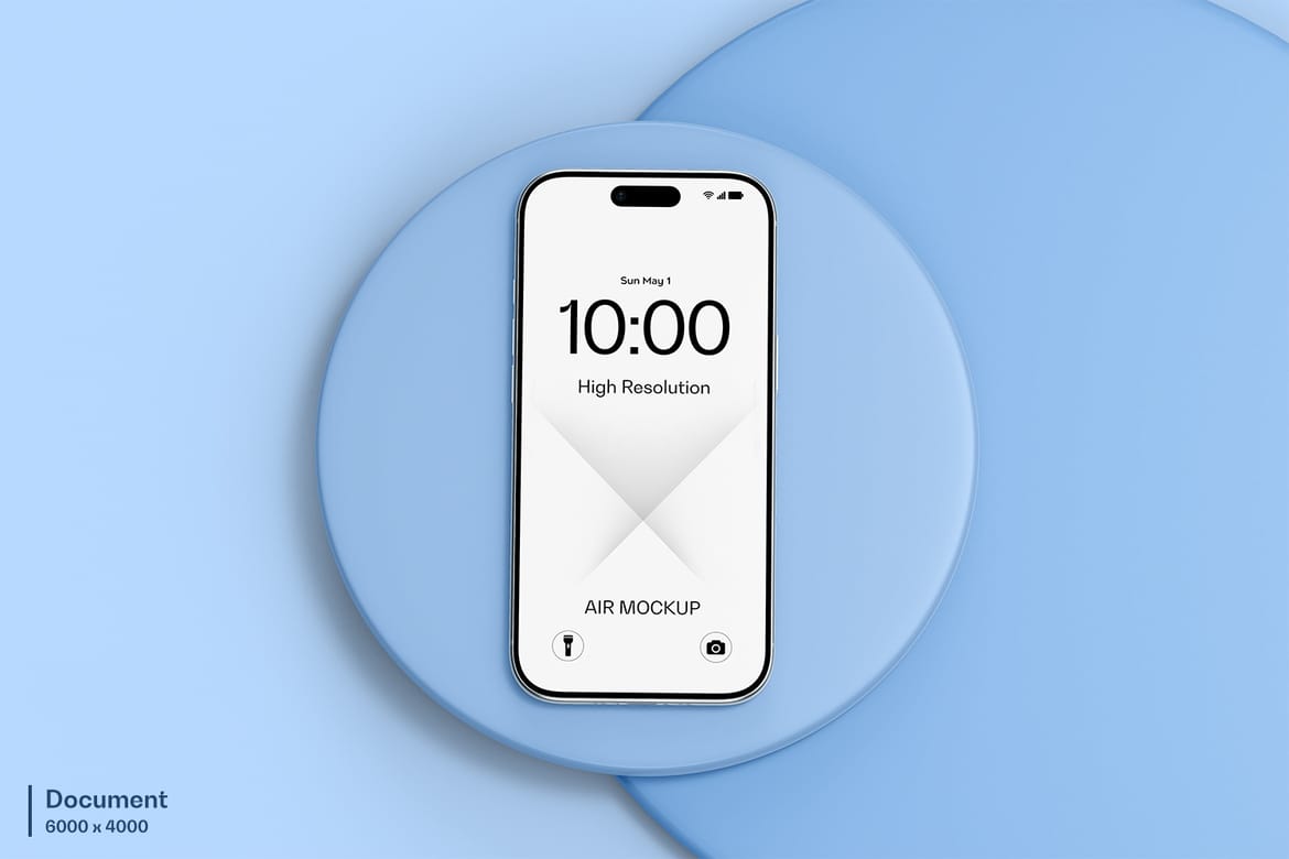 High Quality iPhone 17 Air Mockup