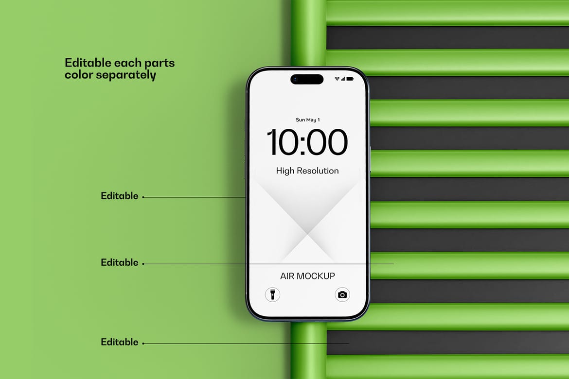 High Quality iPhone 17 Air Mockup