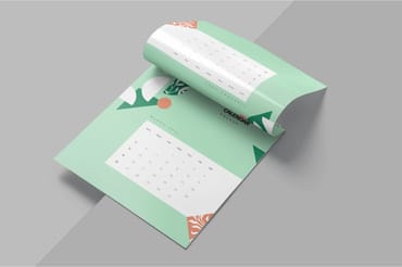 Square Wall Calendar Mockups