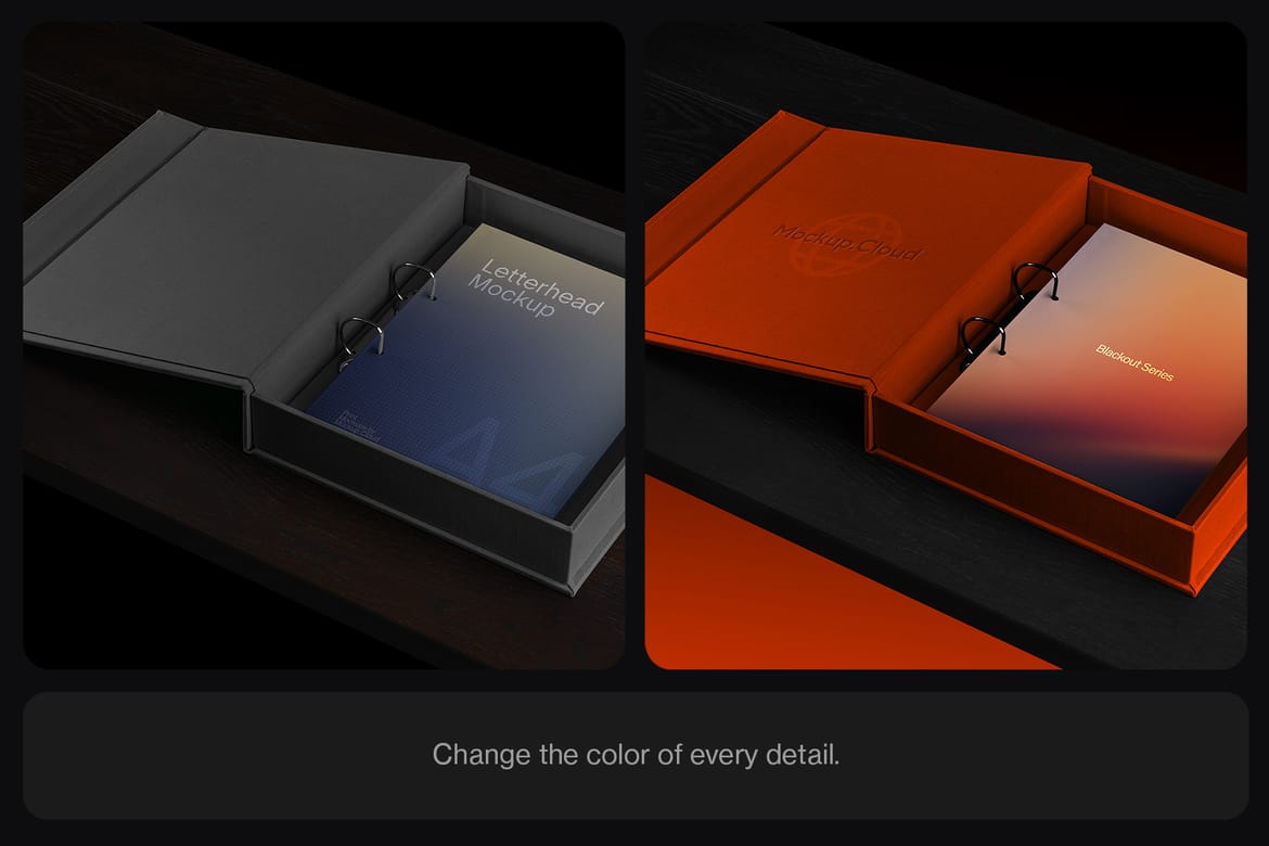 Branding Identity PSD  Mockups / Blackout Series