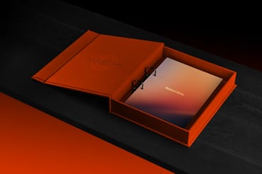 Binder Box Mockup Scene / Blackout Series 01