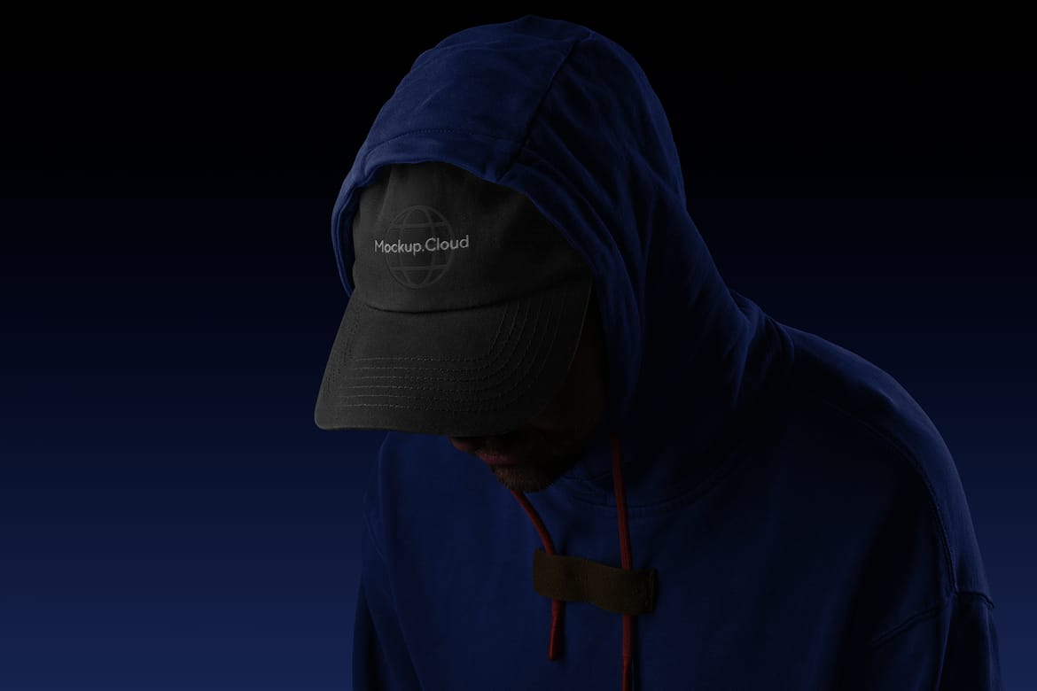 Cap Mockup Scene / Blackout Series