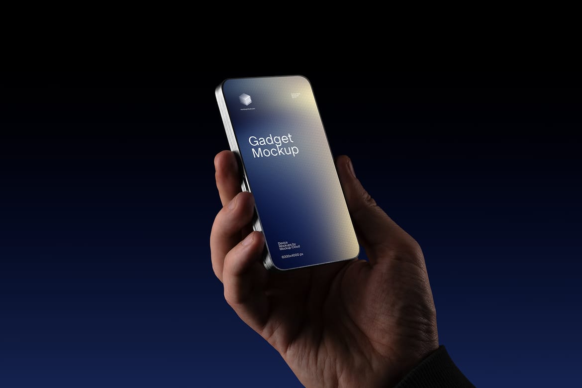Gadget Mockup Scene / Blackout Series 02
