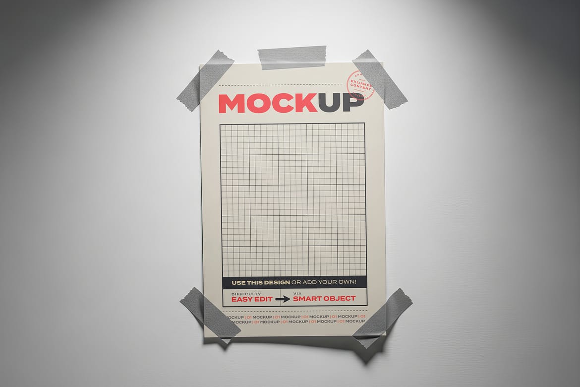 Pages Duct Taped Mockups