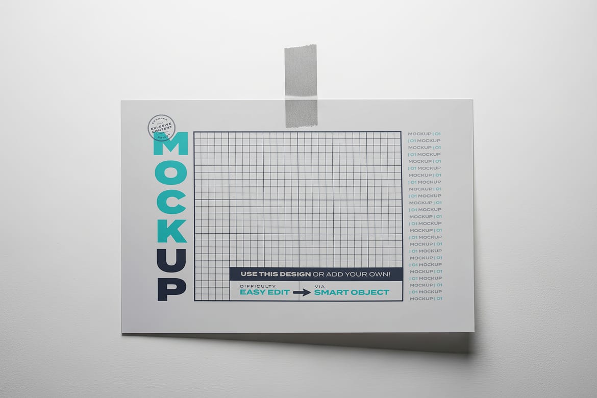 Pages Duct Taped Mockups