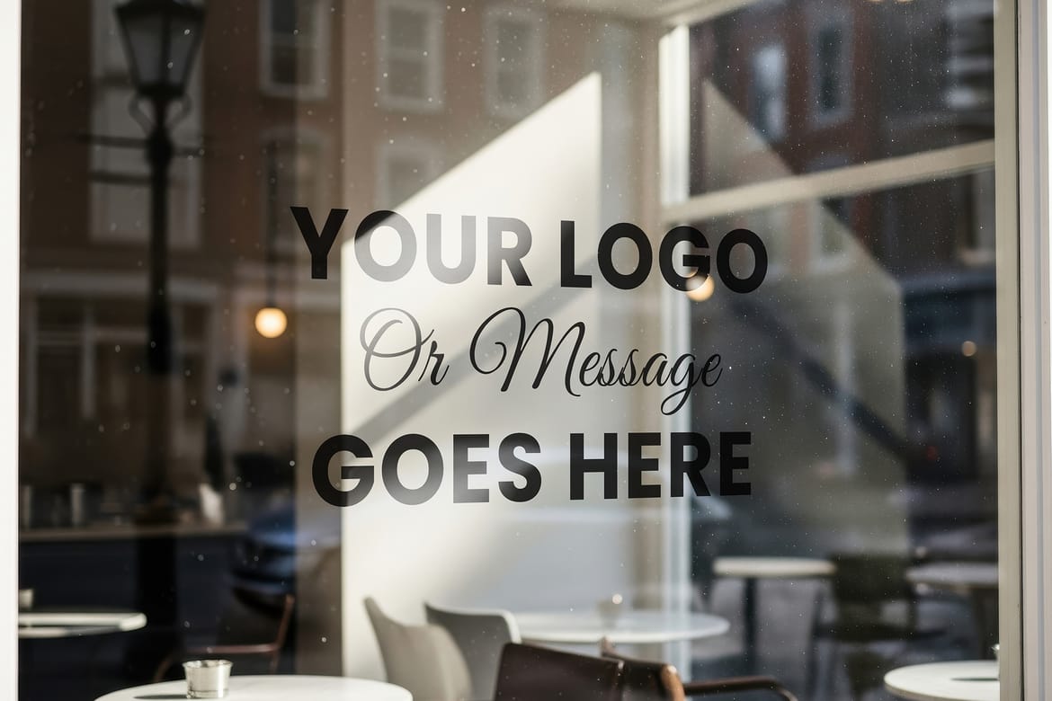 Bar Restaurant Store Front Window Mockups