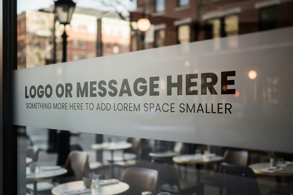 Bar Restaurant Store Front Window Mockups