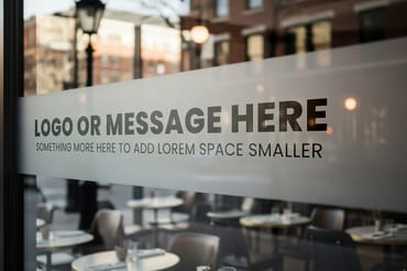 Bar Restaurant Store Front Window Mockups