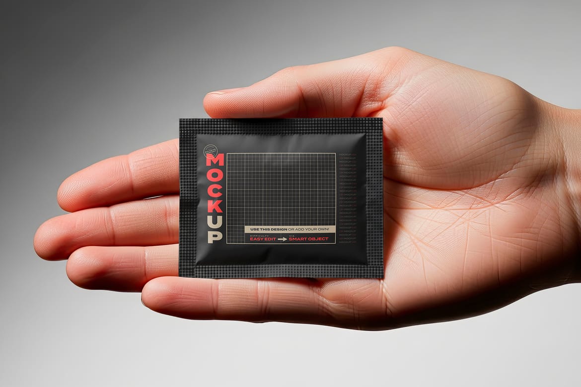 Sachet Packages Multipurpose Mockups
