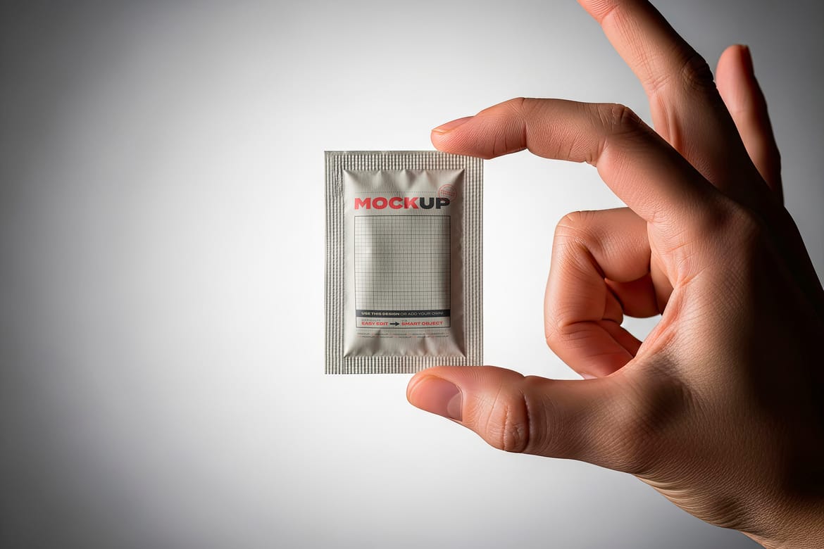 Sachet Packages Multipurpose Mockups