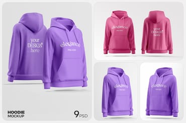 Woman's Hoodie Mockup
