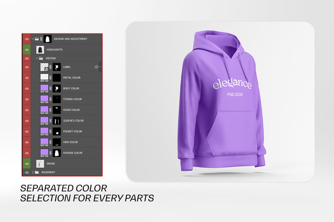 Woman's Hoodie Mockup