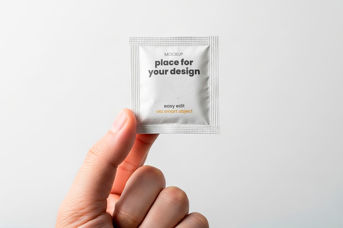 Sachet Packages Multipurpose Mockups