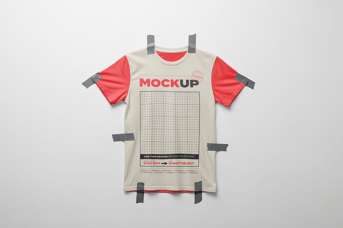 Duct Taped T shirt Mockups