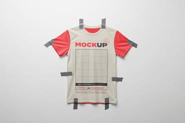 Duct Taped T shirt Mockups