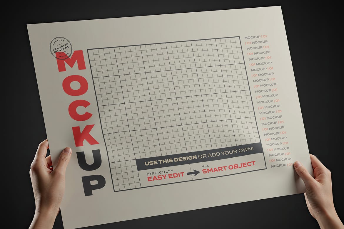Horizontal and Vertical Page Mockups