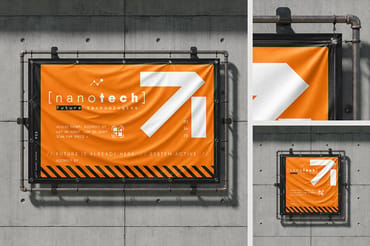 Outdoor Banner Frame Mockup