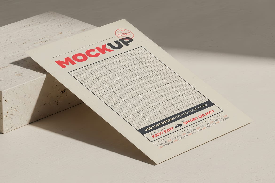 Horizontal and Vertical Page Mockups