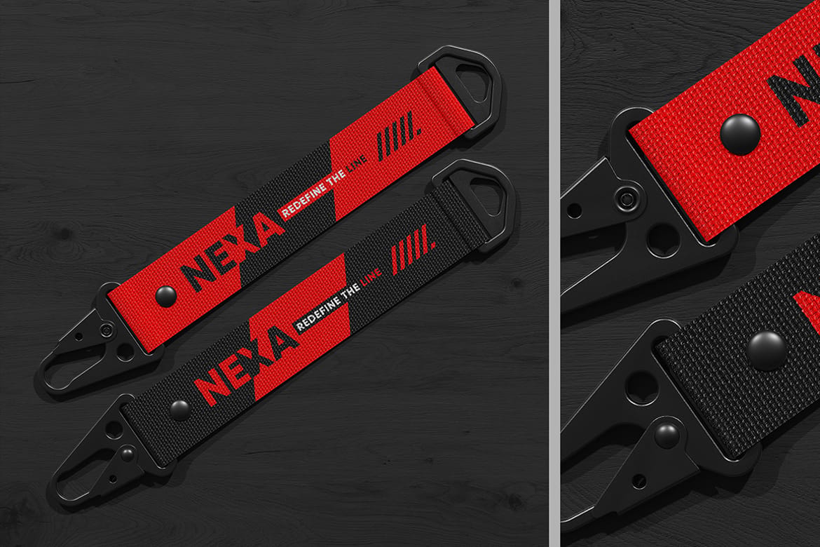 Tactical Key Strap Mockup