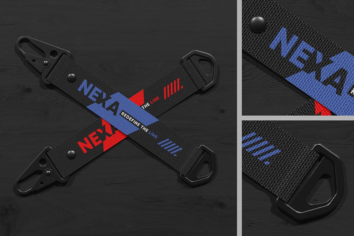 Tactical Key Strap Mockup