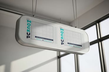Hang Horizontal Sign Mockups