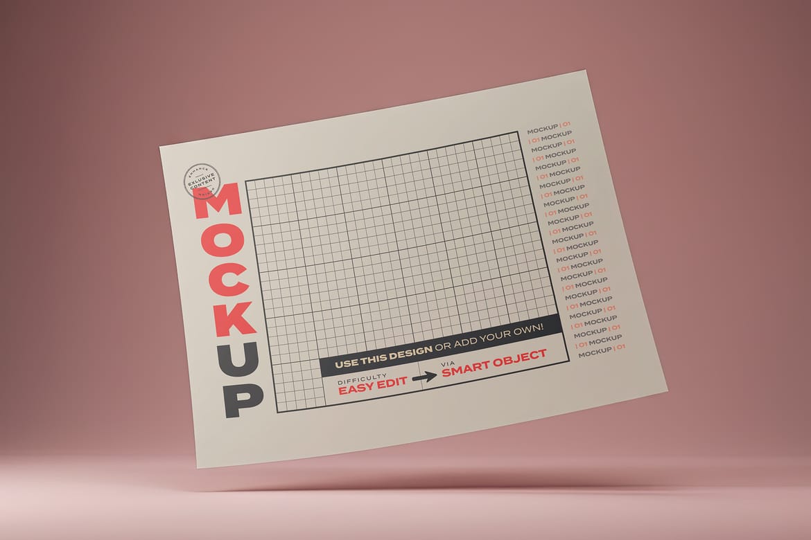 Horizontal and Vertical Page Mockups