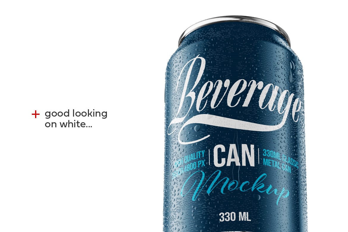 330ml Classic Metal Can Mockup | ANIMATED
