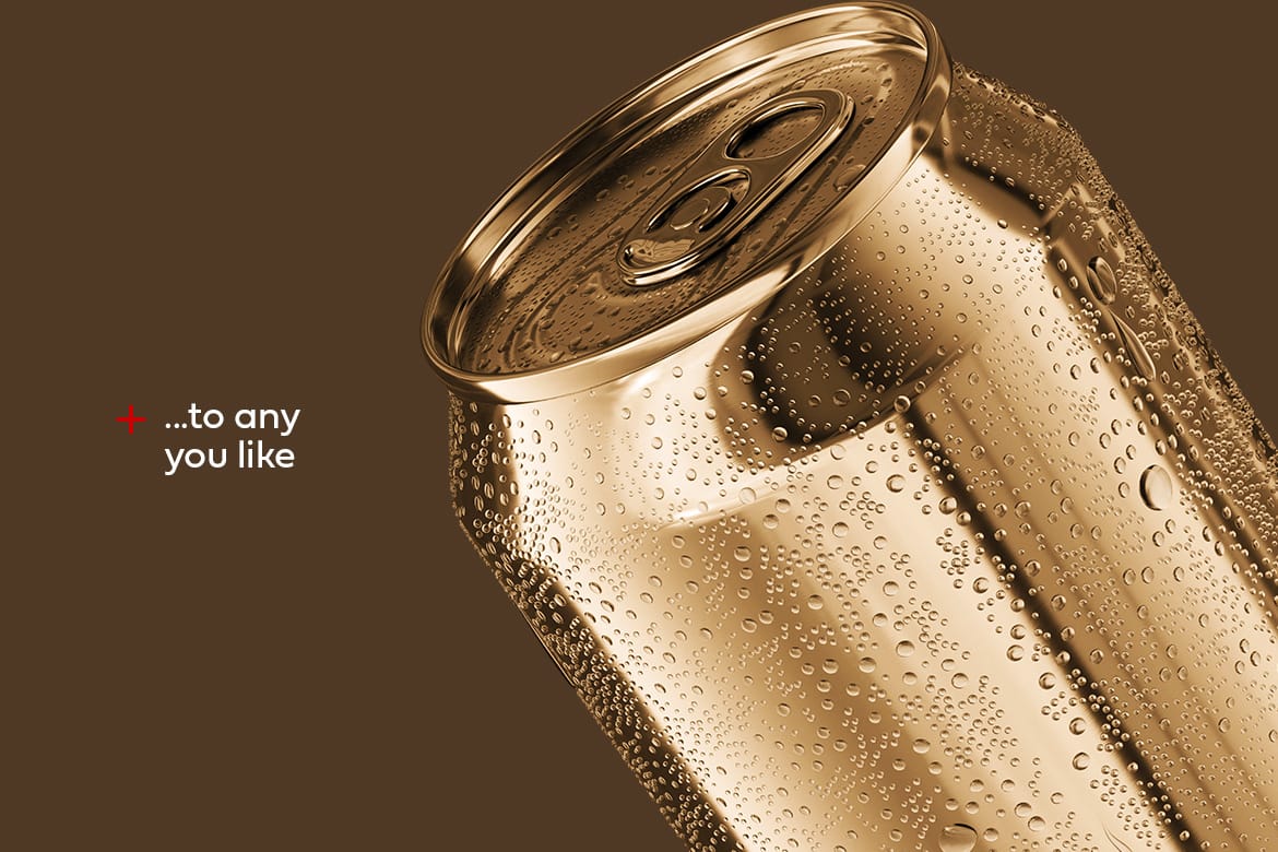 330ml Classic Metal Can Mockup | ANIMATED