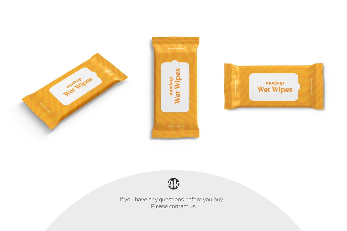 Wet Wipes Mockup Set