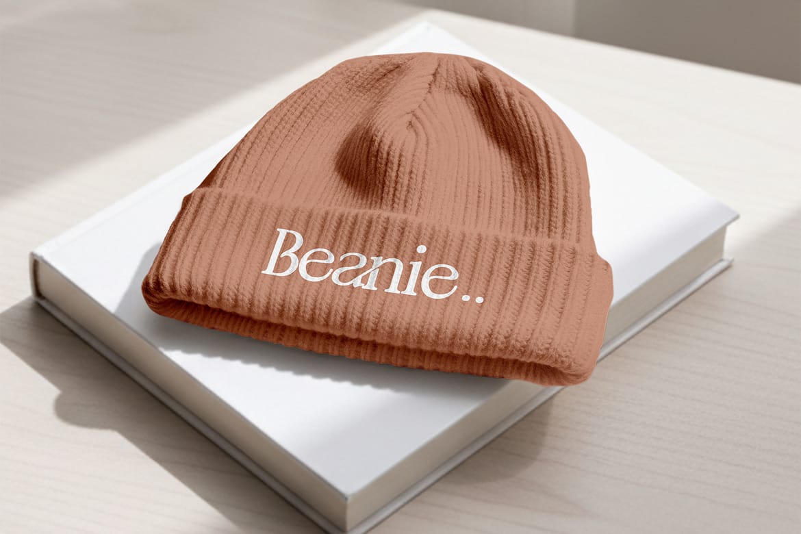 High Quality Beanie Mockup