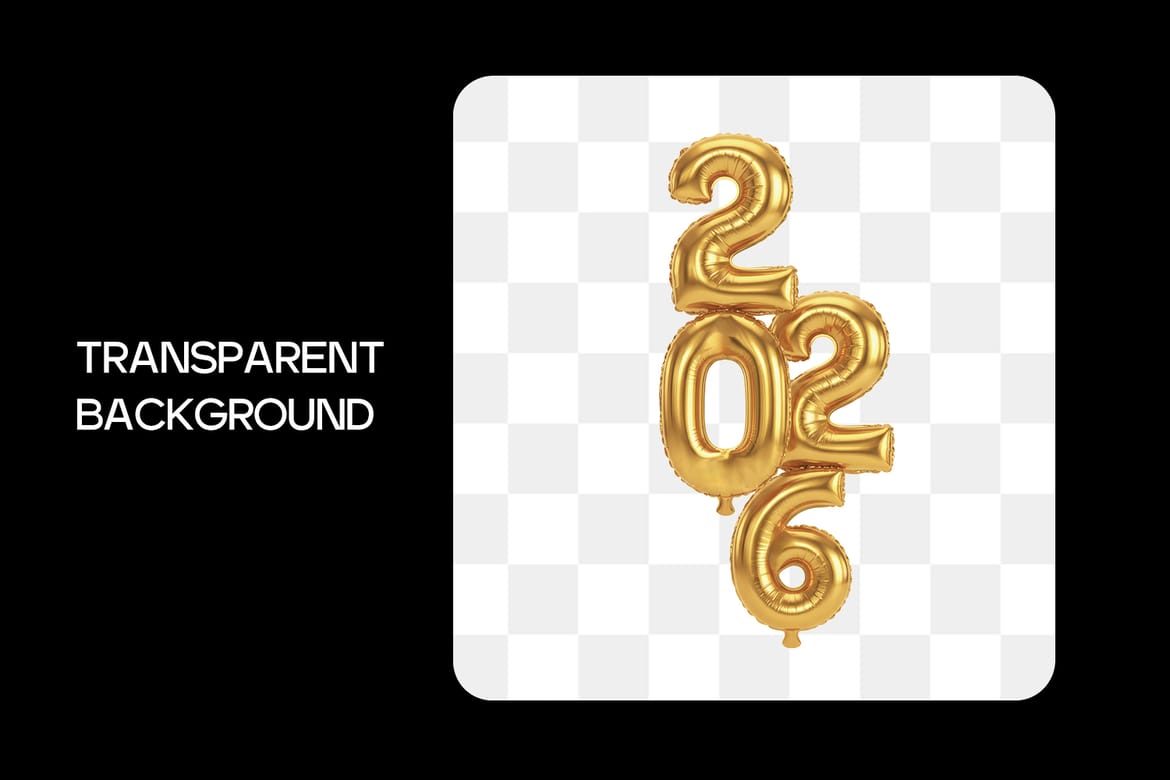 Happy New Year Celebration 3D Icon