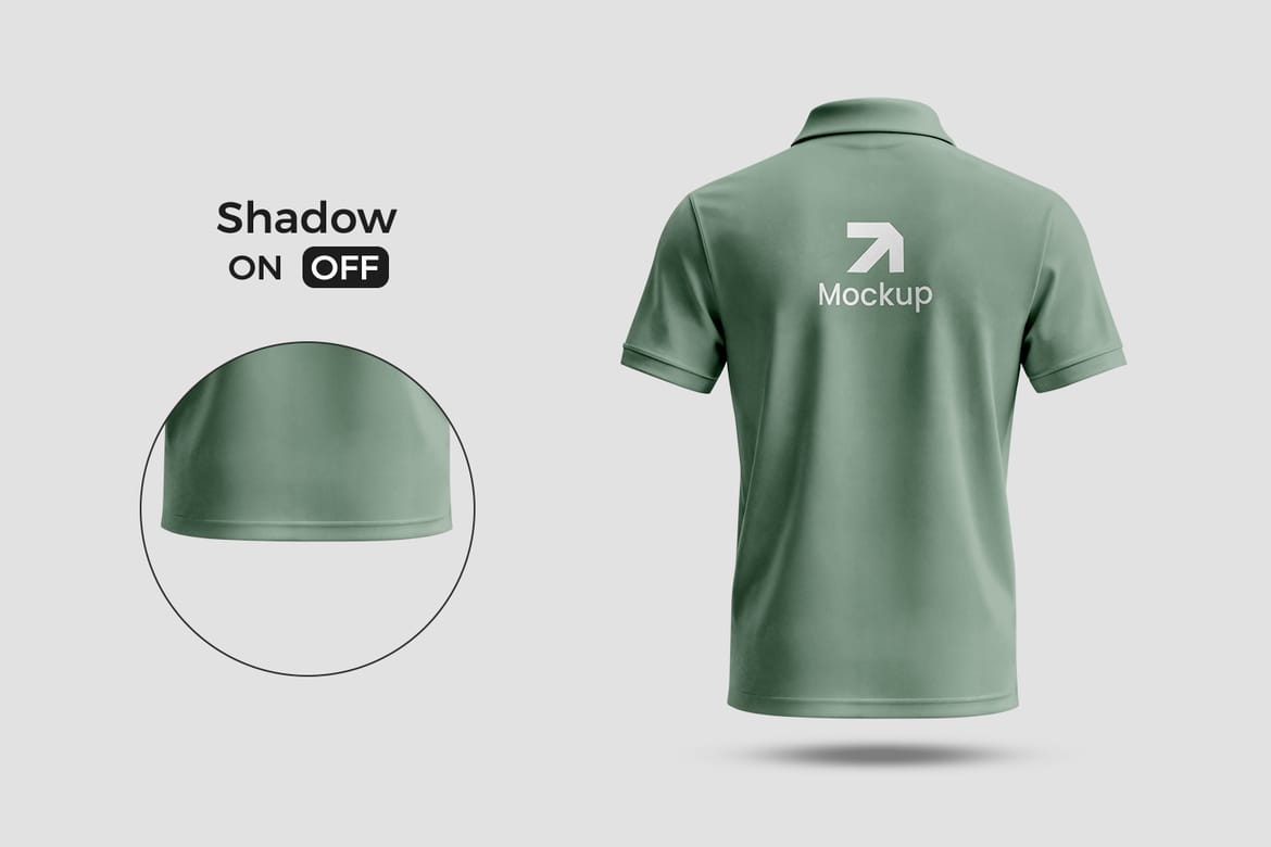 High Quality Polo Shirt Mockup