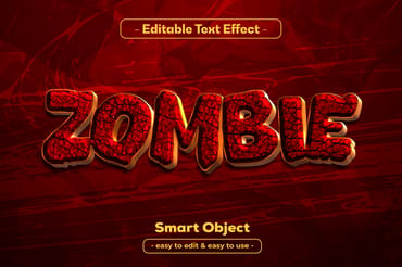 Zombie Horror Text Effect