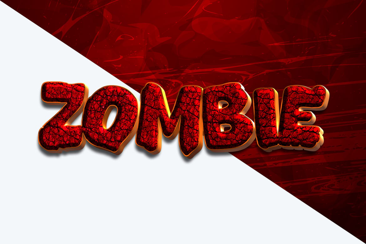 Zombie Horror Text Effect