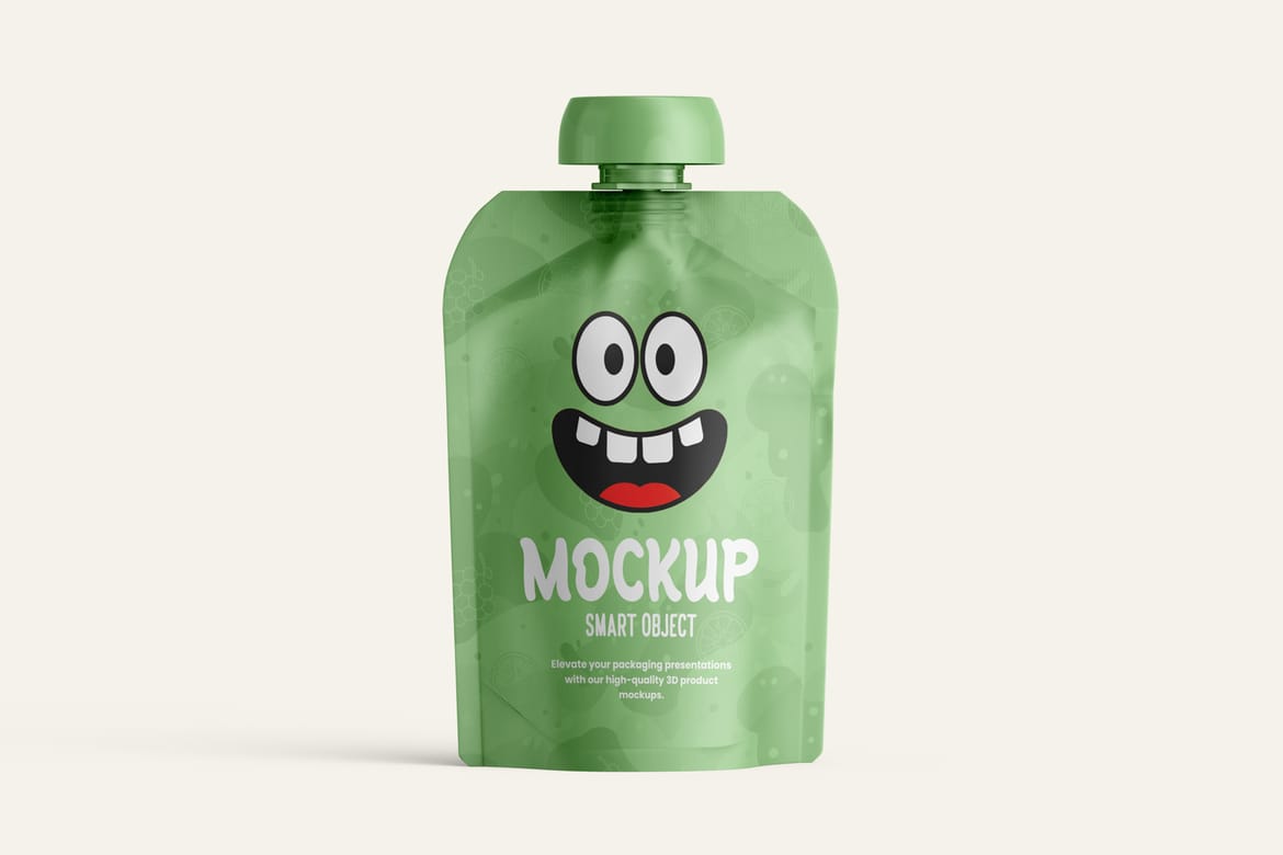 Doypack Spout Pouch Mockup