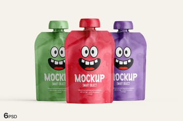 Doypack Spout Pouch Mockup