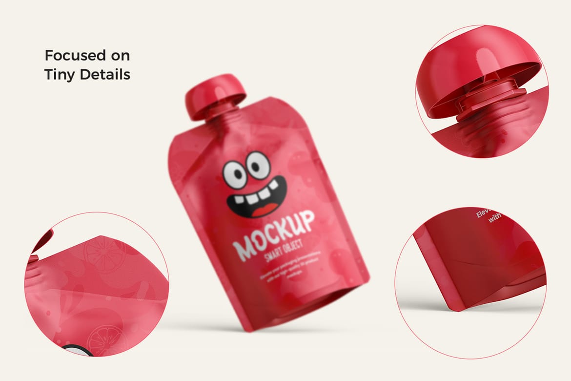 Doypack Spout Pouch Mockup