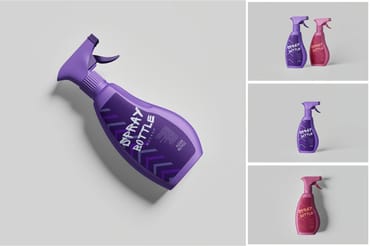 Spray Bottle Mockup